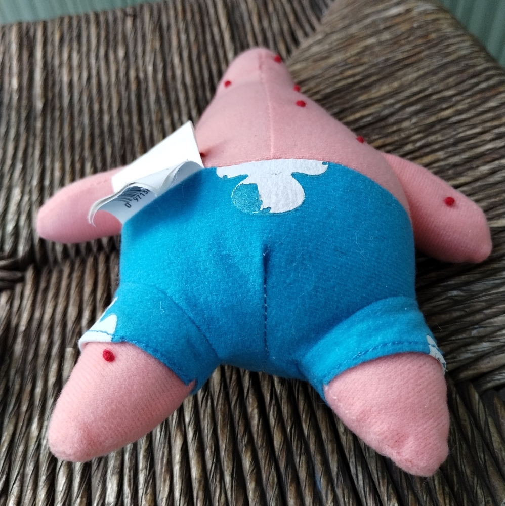 ÷SpongeBob SquarePants Patrick Star Plush with blue Swimtrunks &Glasses 7.5” - Picture 3 of 13